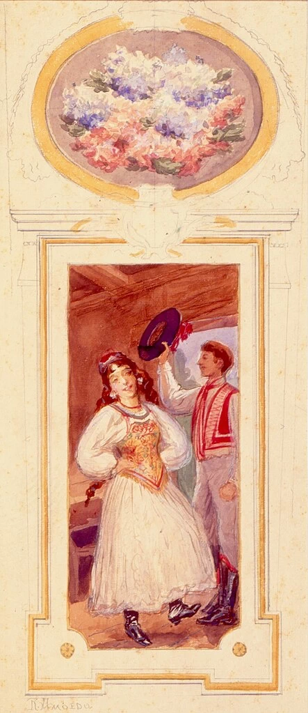 Danza Ungherese (Studio di pannello decorativo per il Teatro Comunale di Rio de Janeiro) - Museo Nazionale di Belle Arti, Rio de Janeiro 2